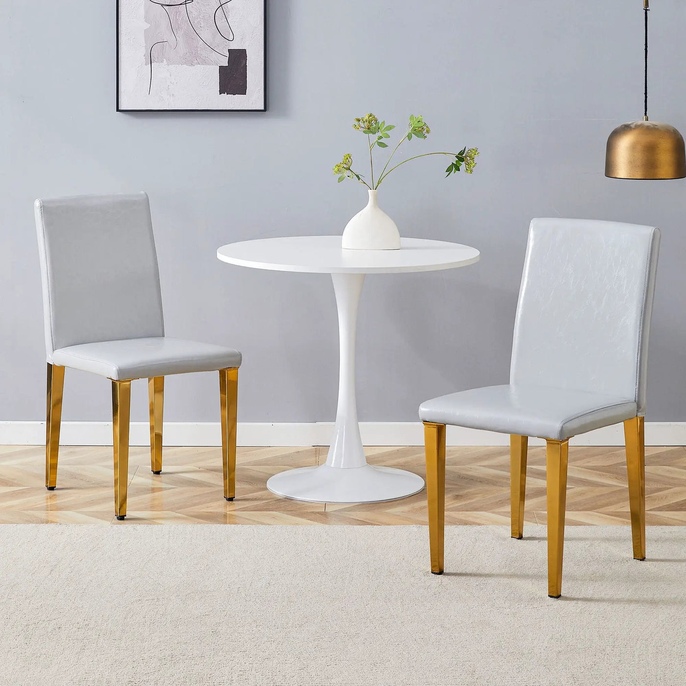 Modern Dining Chairs With Metal Legs by Unique Piece Furniture