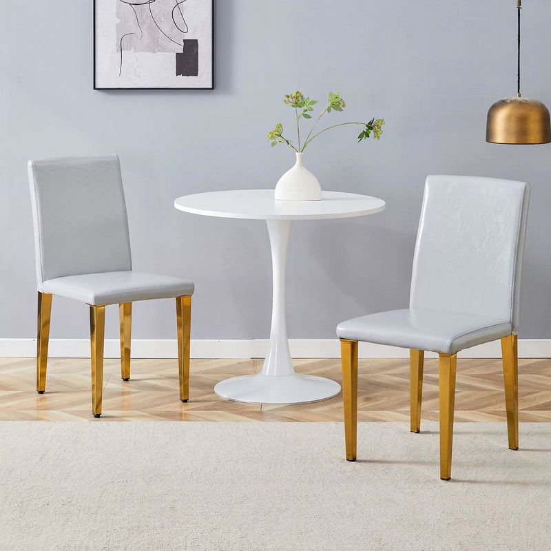 Modern Dining Chairs With Metal Legs by Unique Piece Furniture