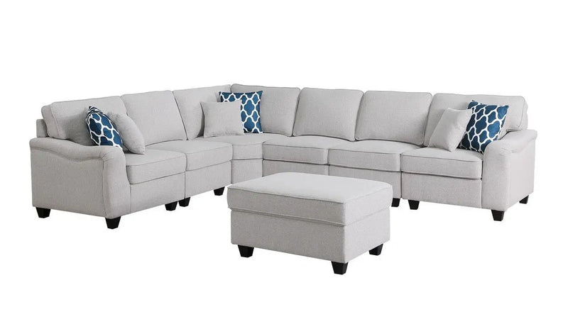 Leo - Comfor Modular Sofa And Ottoman by Unique Piece Furniture
