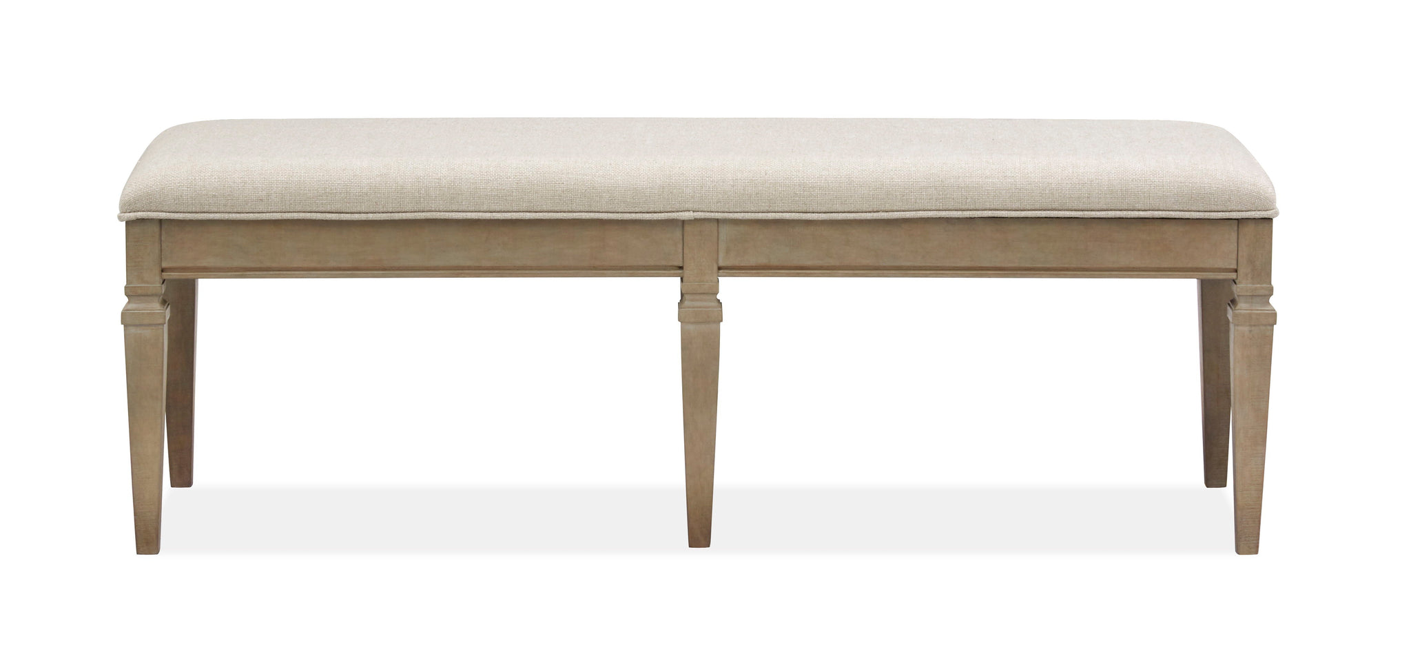 Lancaster - Bench With Upholstered Seat - Dovetail Gray by Unique Piece Furniture