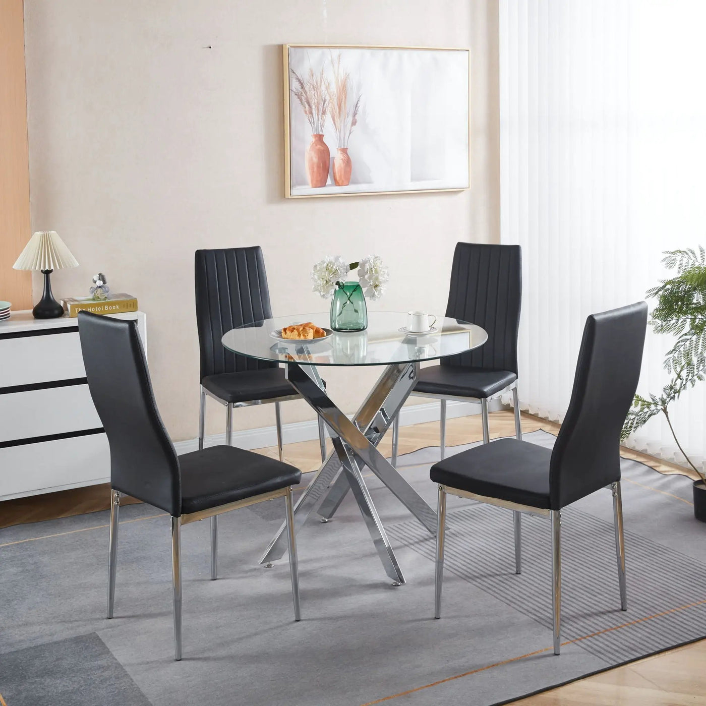 Minimalist Design Dining Chair (Set of 4) by Unique Piece Furniture