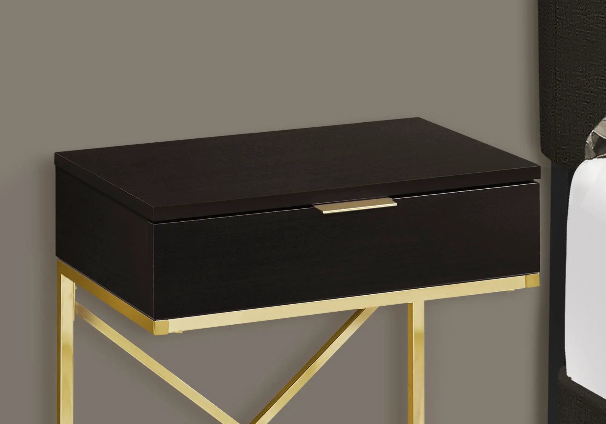 Accent Side Table, Storage Drawer, Spacious Tabletop, Contemporary & Modern by Unique Piece Furniture
