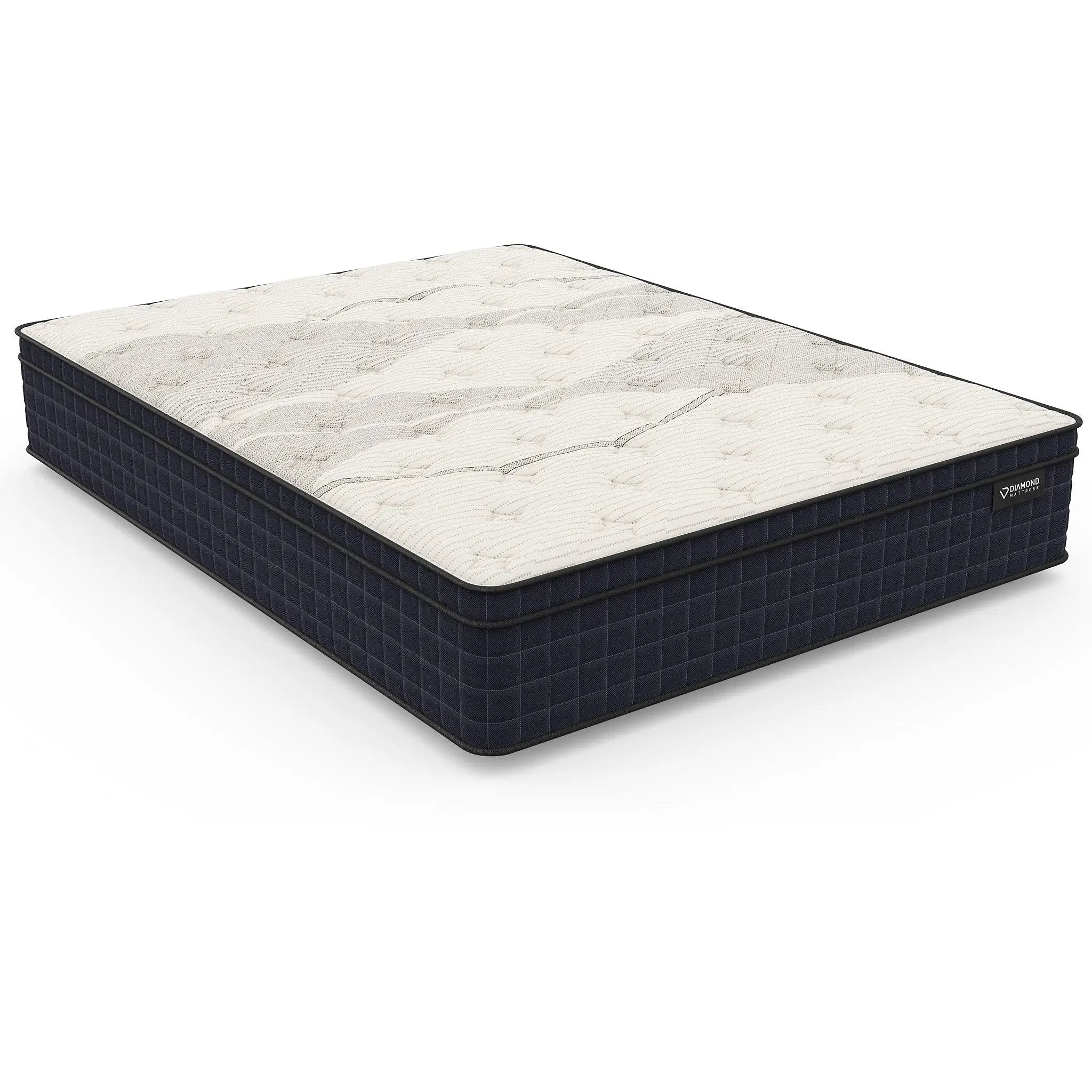 Diamond Nina Copper Cooling Hybrid Queen Mattress 12.5" Medium Feel by HouseOfZazla