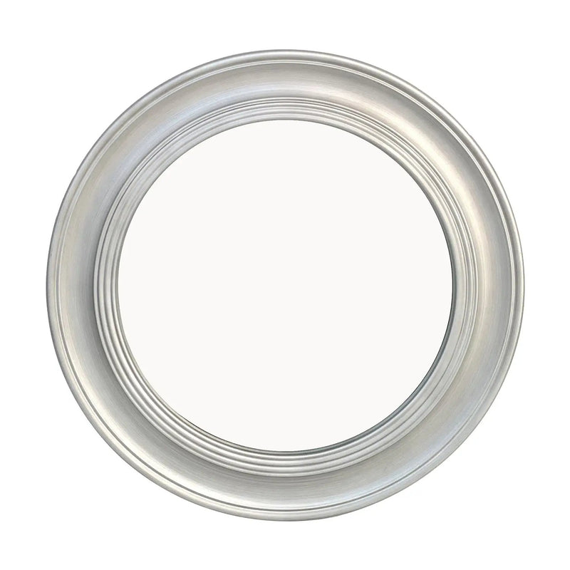 Vintage Round Wall Mirror, Brushed by HouseOfZazla