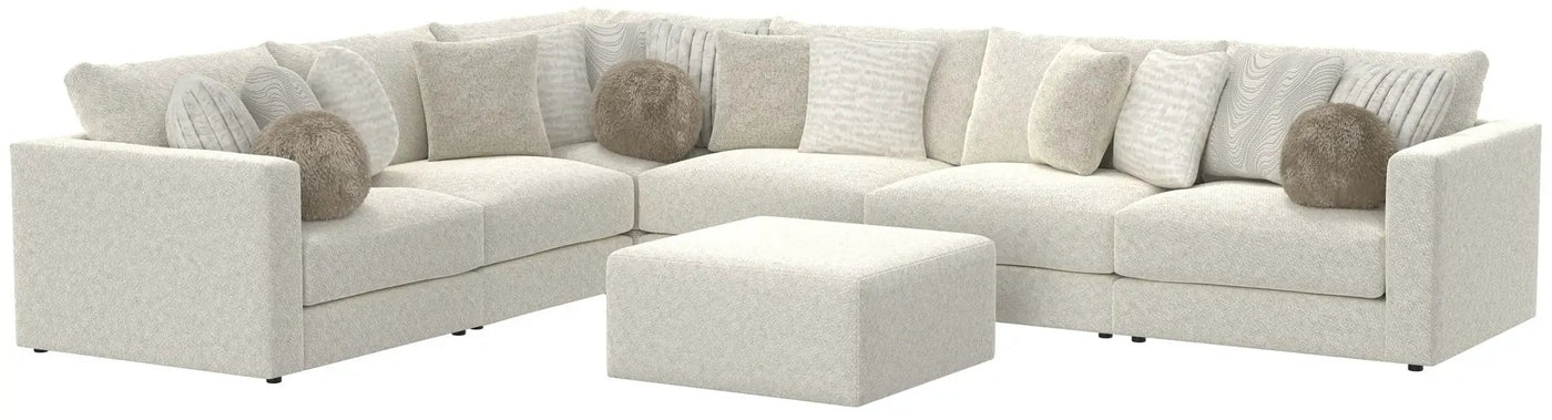 Ritzy - Modular Sofa And Included Cocktail Ottoman by Unique Piece Furniture