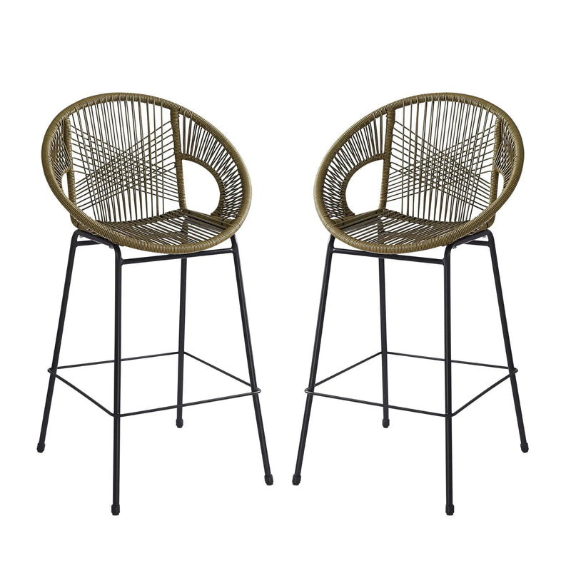 Ferrara Outdoor Patio Barstool (Set of 2) by HouseOfZazla