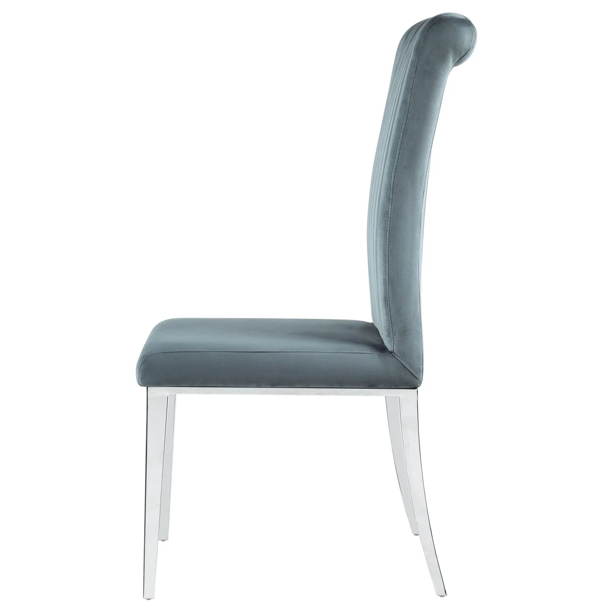 Tufted Side Upholstered Dining Chair (Set of 2) - Gray by HouseOfZazla