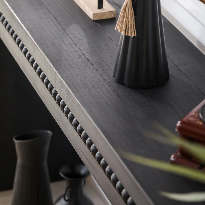 Modern Rustic Wood Table, Rectangular Living Room Center Table With Floating Top Design by Unique Piece Furniture