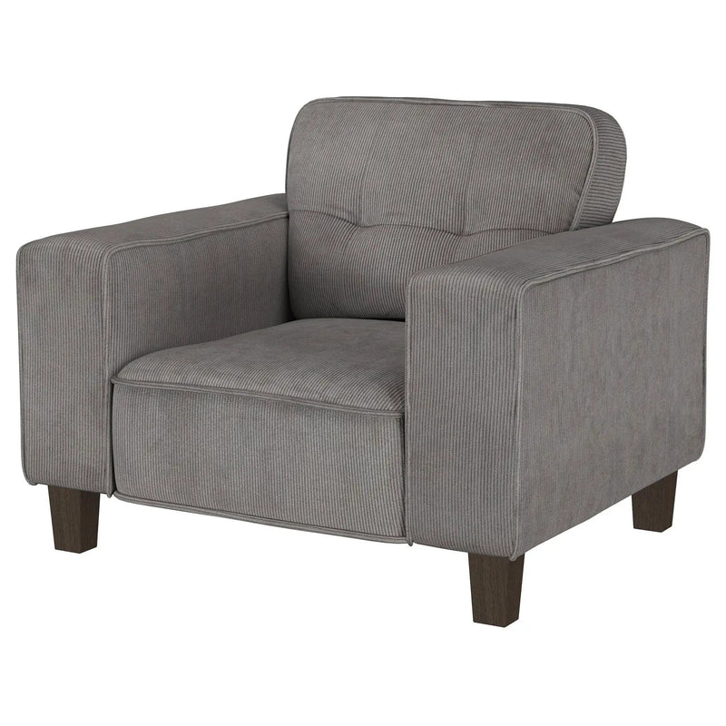 Dana - Track Arm Tufted Accent Chair by HouseOfZazla