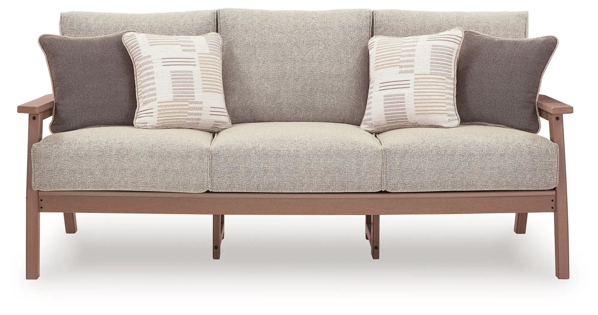 Grover Beach - Sofa With Cushion - Driftwood by Unique Piece Furniture