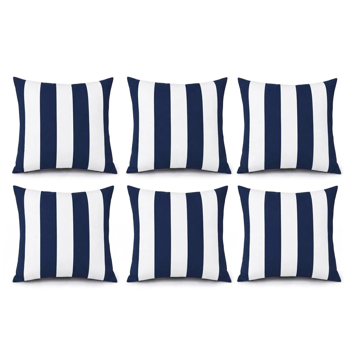 6 Pack Outdoor Pillow Covers – Water-Repellent Decorative Cushion Covers