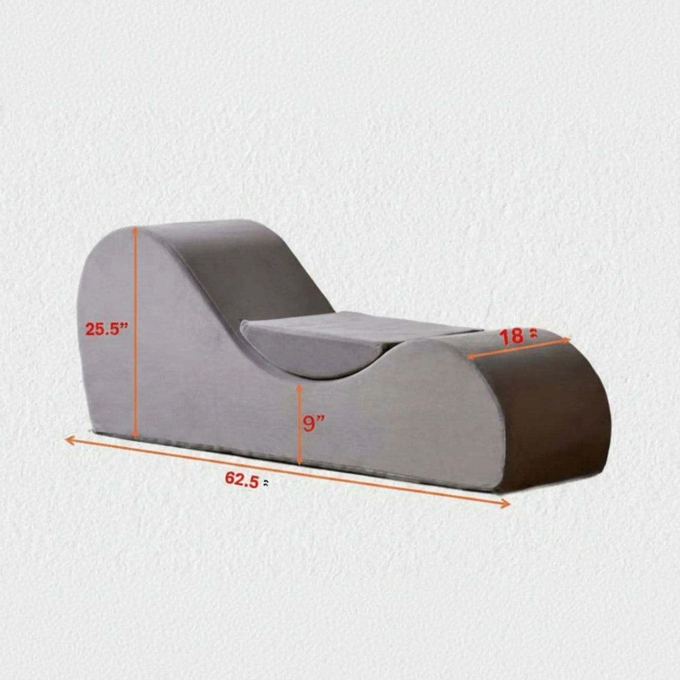 Solace - Chaise Lounge Chair Relaxation, Ergonomic Design With Soft Yet Firm High Density Foam Core by HouseOfZazla