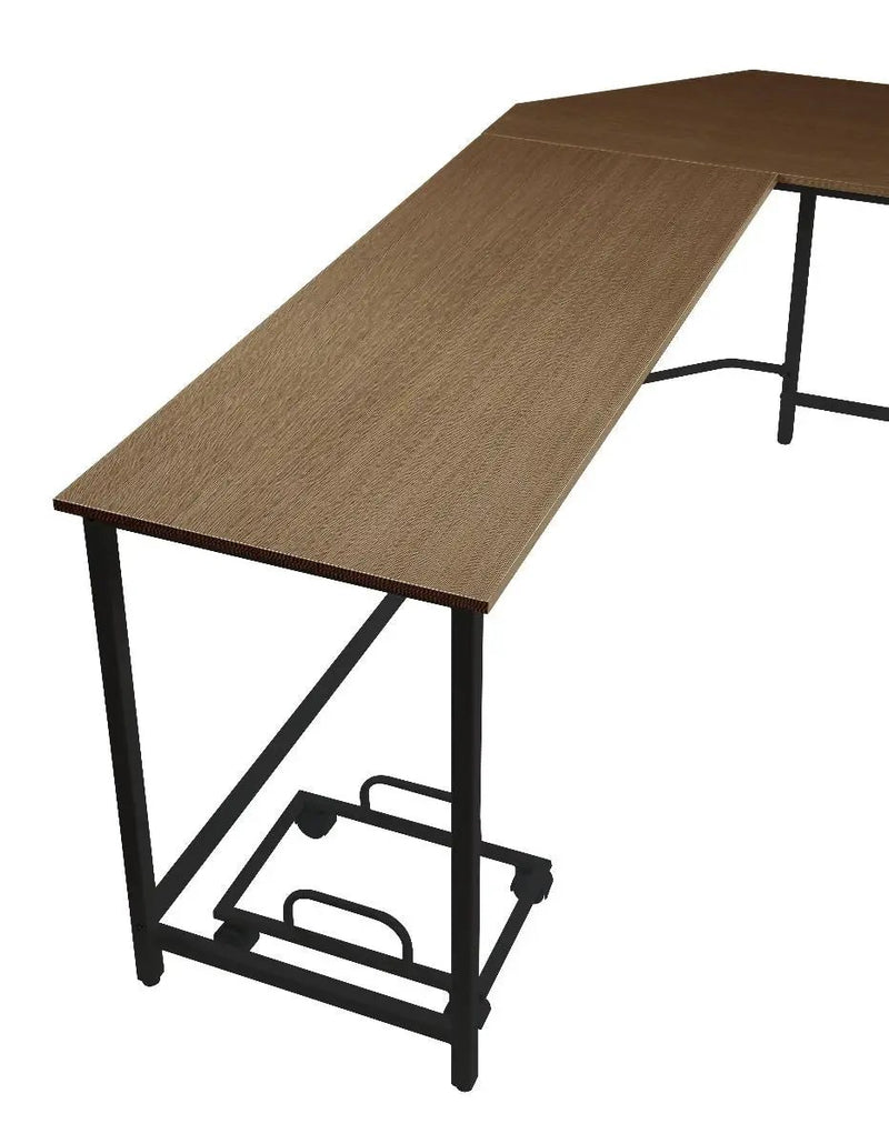 Bambina - Computer Desk - Oak & Black by Unique Piece Furniture