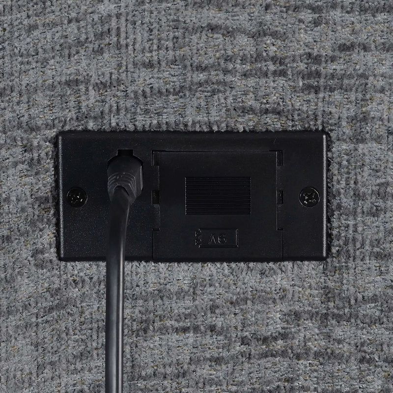 Bahrain Upholstered Power Sofa Charcoal by Unique Piece Furniture