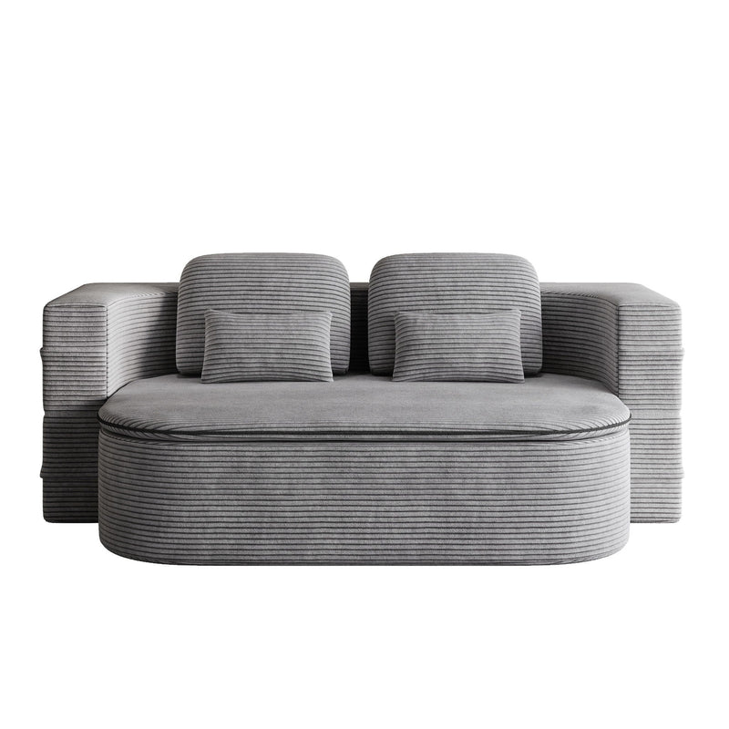 2 In 1 Foldable Sofa Bed With Multi Functional Blanket by HouseOfZazla
