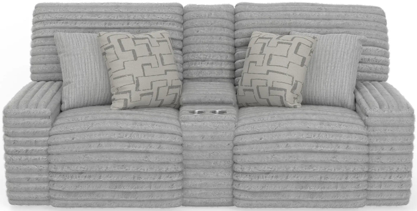Lynx - Power Reclining Console Loveseat With Zero Gravity by Unique Piece Furniture
