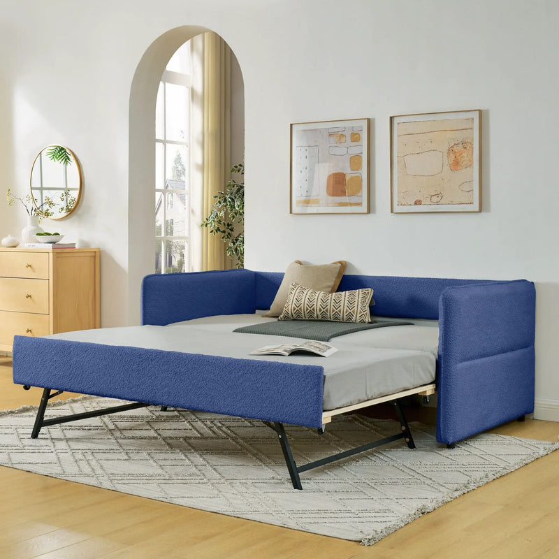 Upholstered Daybed With Pop Up Trundle by Unique Piece Furniture