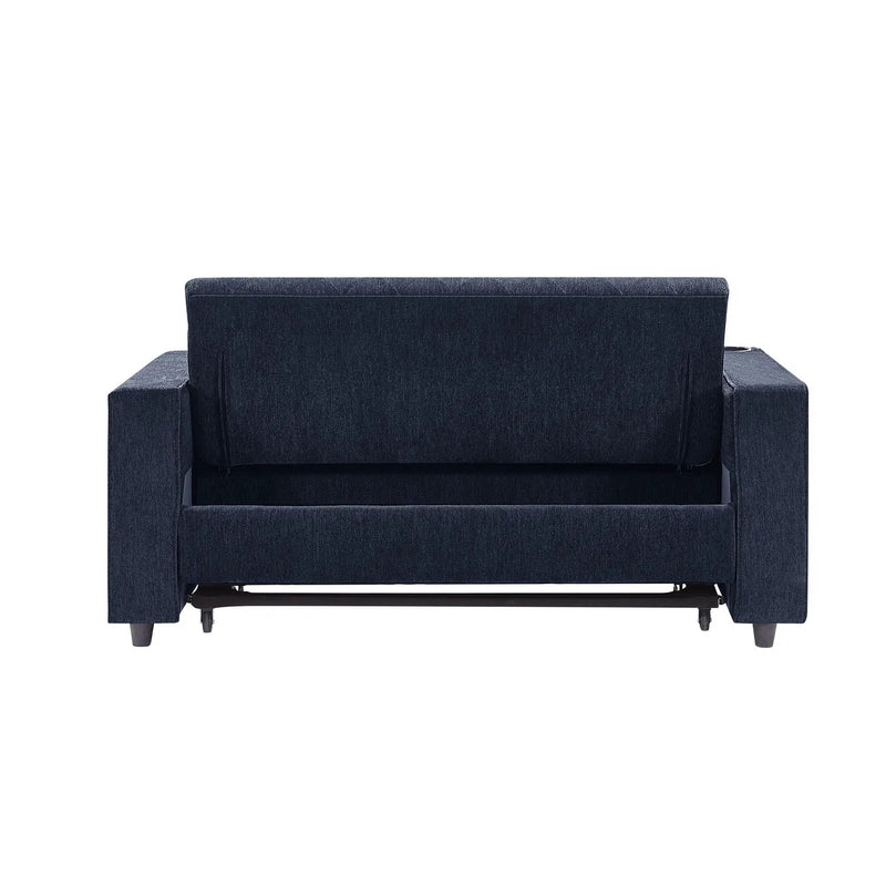Pull-Out Sofa Bed Convertible Couch With Adjustable Backrest For Living Room by HouseOfZazla