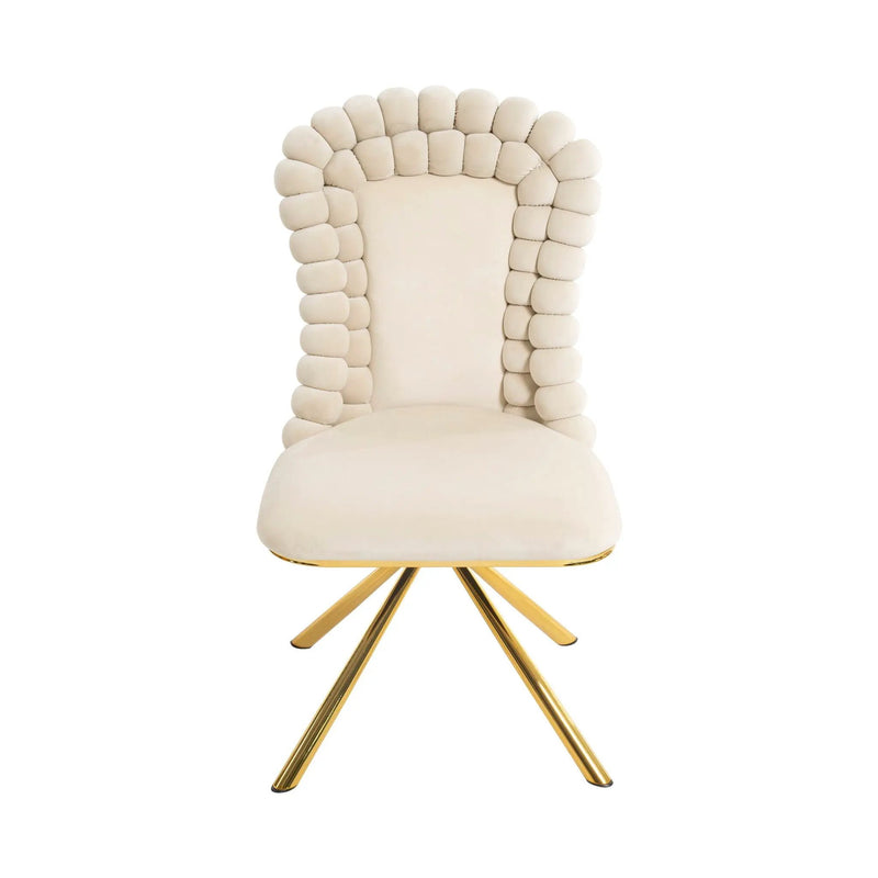 Upholstered Swivel Dining Chairs (Set of 2) by HouseOfZazla