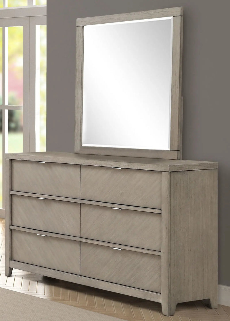 Design Style Mirror - Light Gray by Unique Piece Furniture