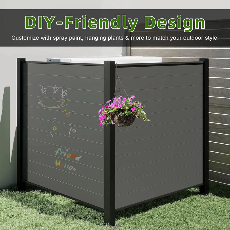 Outdoor Privacy Screens, 50" W x 50" H - 2 Panels by HouseOfZazla