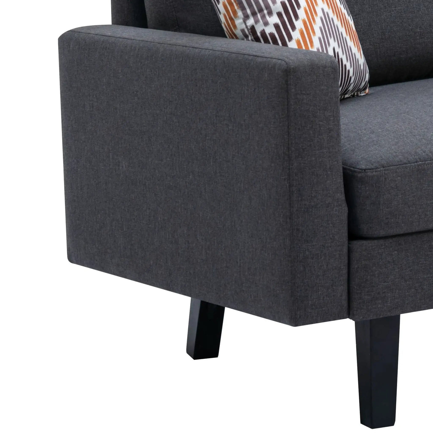 Bahamas - Minimalistic Sofa With 2 Throw Pillows by Unique Piece Furniture