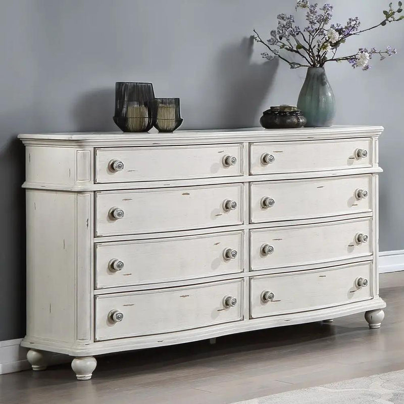 Jaqueline - Dresser - Antique White by Unique Piece Furniture