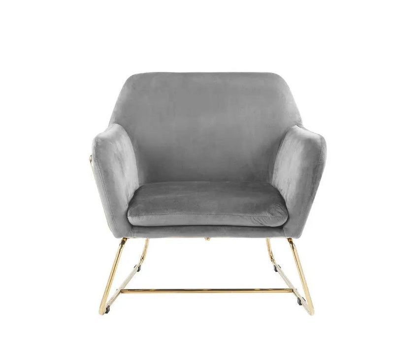 Keira - Accent Chair With Metal Base by Unique Piece Furniture