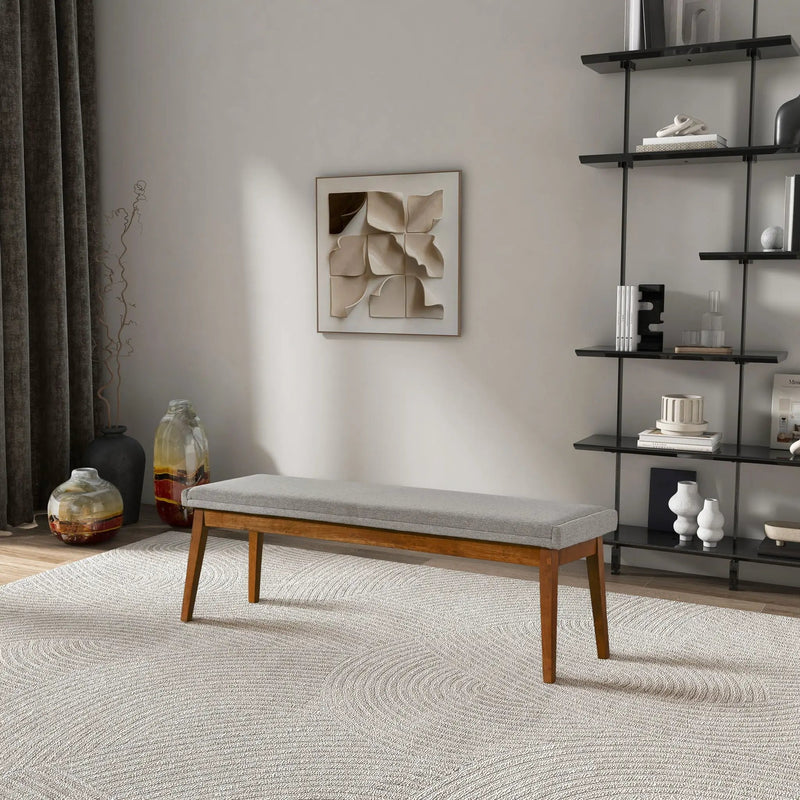 Warren - Bench - Ash Gray by Unique Piece Furniture