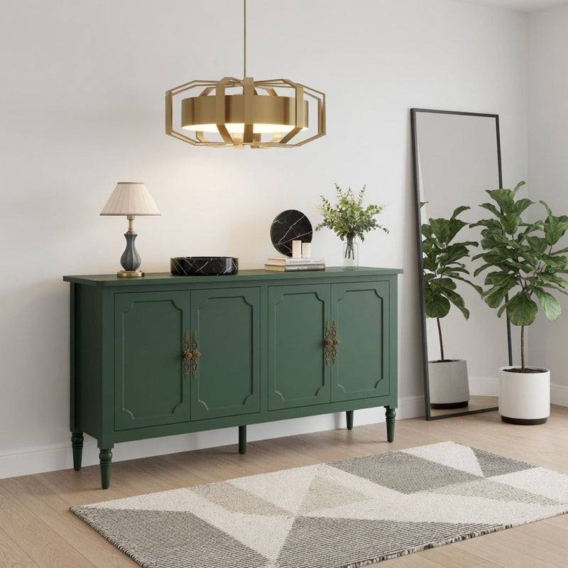 Vintage Buffet Cabinet With Adjustable Shelves by HouseOfZazla