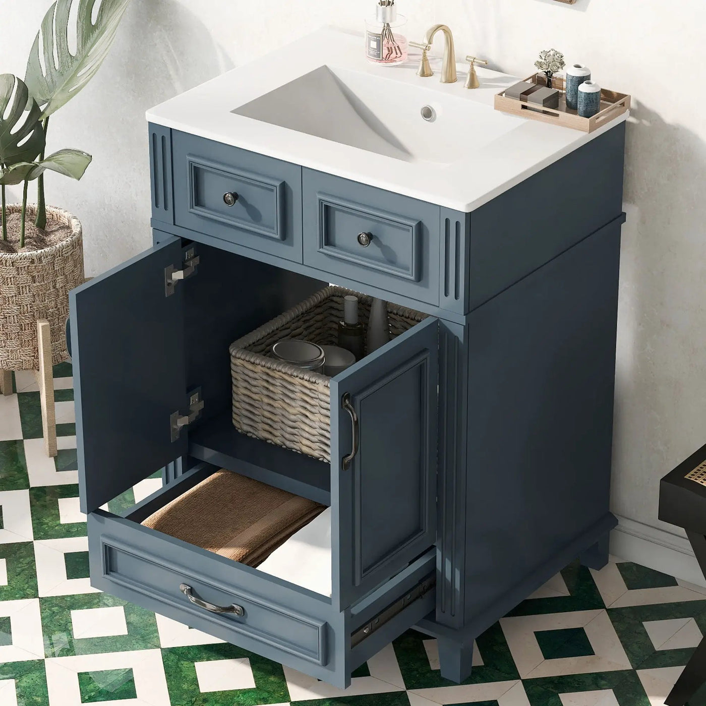 Bathroom Vanity With Sink, Storage Cabinet by Unique Piece Furniture