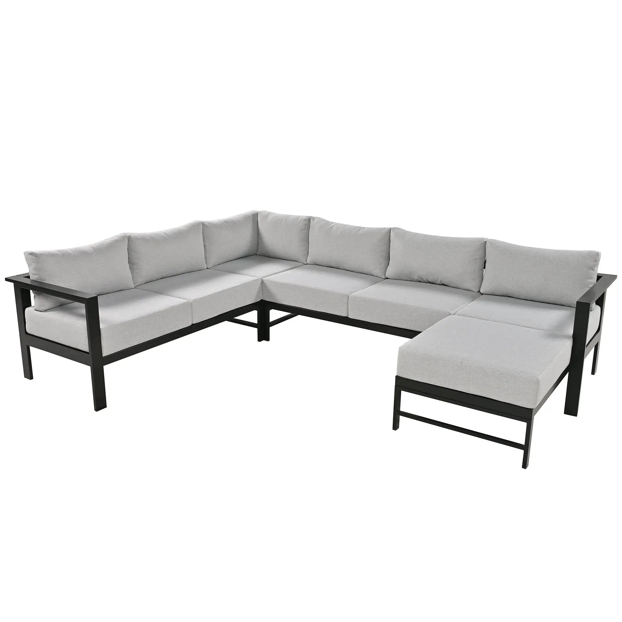 U_Style U-Shaped Outdoor Sectional Sofa Set by HouseOfZazla