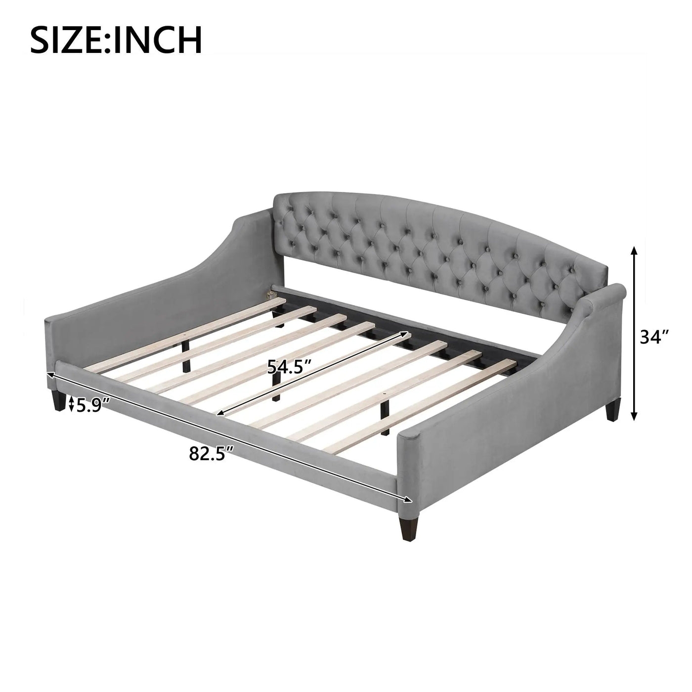 Modern Tufted Button Daybed by HouseOfZazla