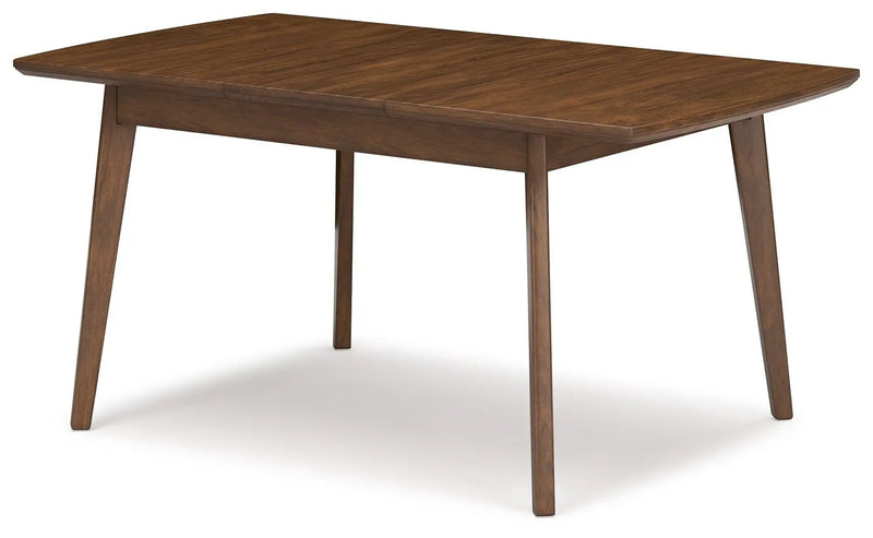 Lyncott - Rectangular Dining Room Butterfly Extension Table - Brown by Unique Piece Furniture