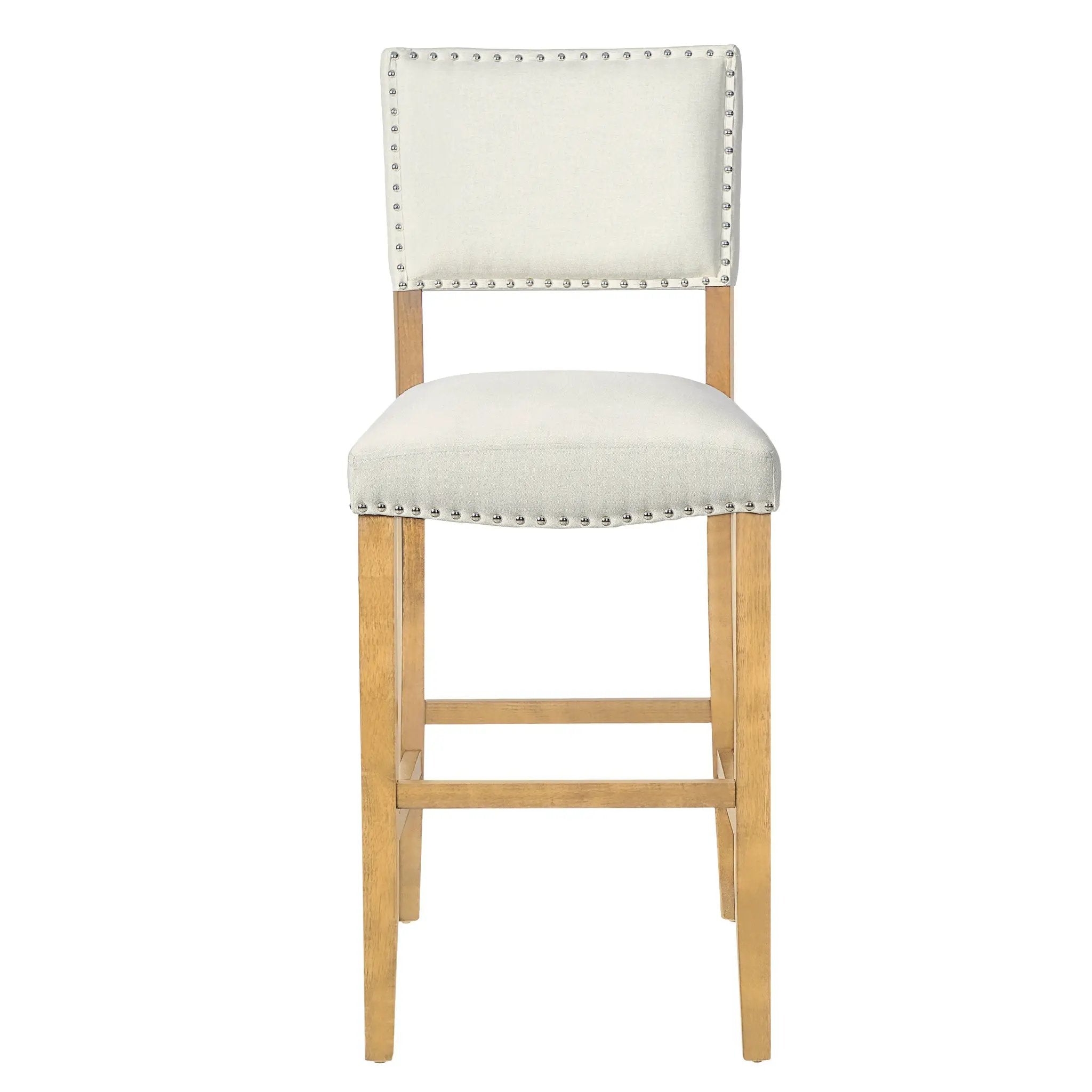 Barstools With Rivet Decoration - Set of 2 by HouseOfZazla