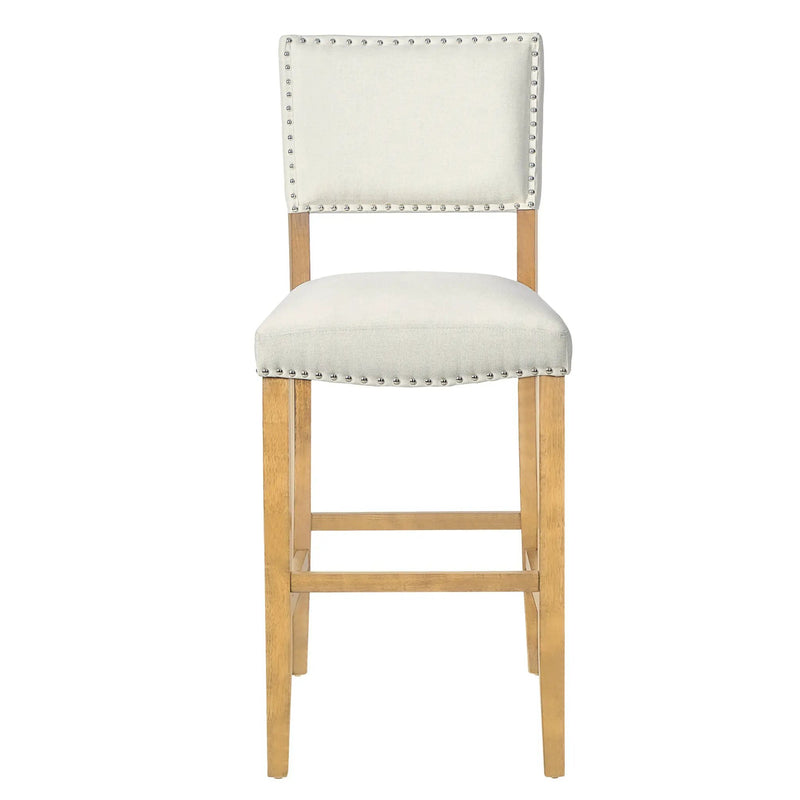 Barstools With Rivet Decoration - Set of 2 by HouseOfZazla