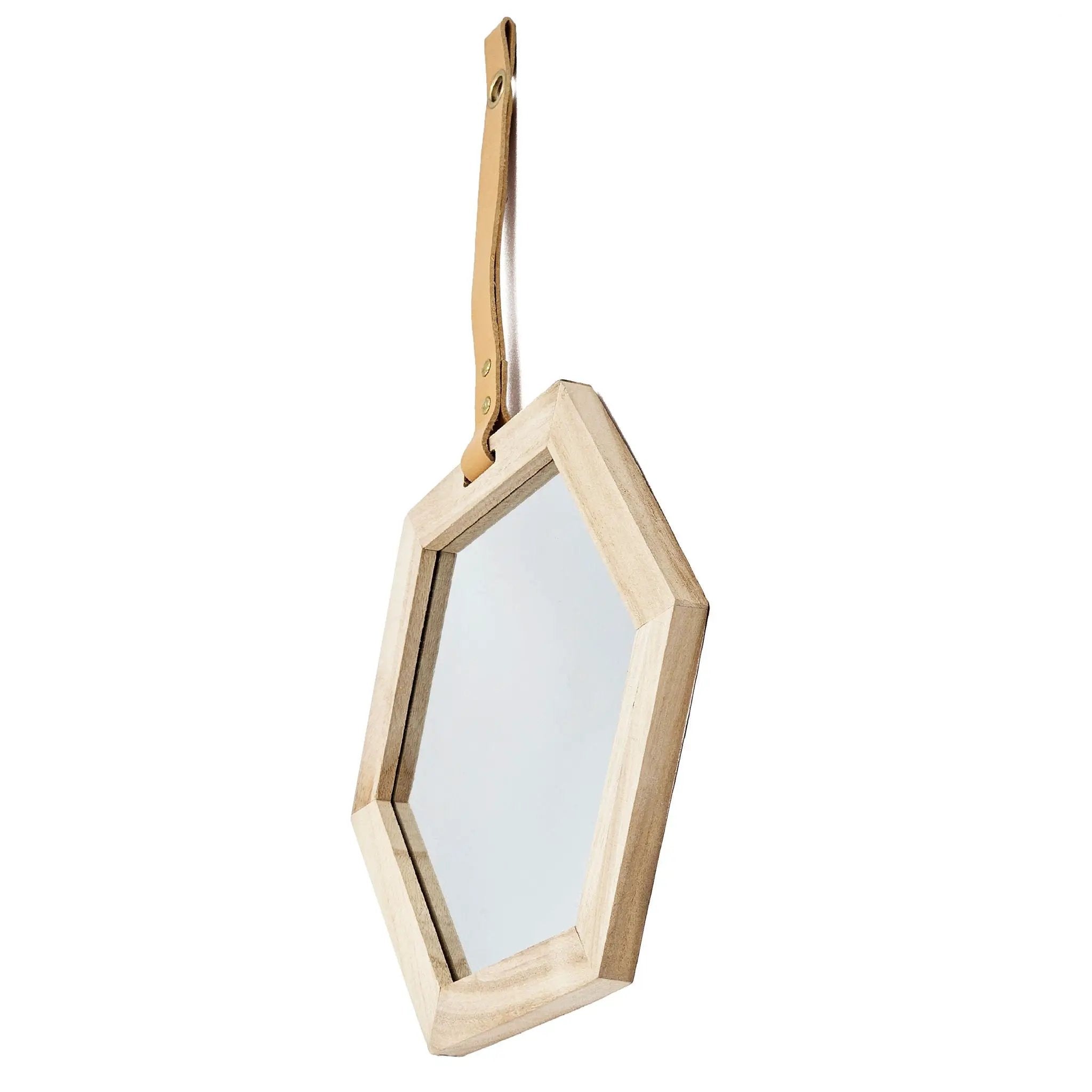 Harlan - Wall Accent Hexagon Mirror by Unique Piece Furniture