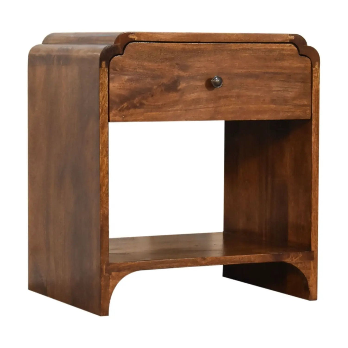 Newton - Nightstand With A Drawer And Open Shelf by Unique Piece Furniture