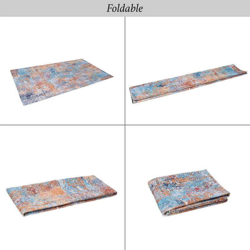 Maval - 8' X 10' Area Rug Washable - Multi by HouseOfZazla