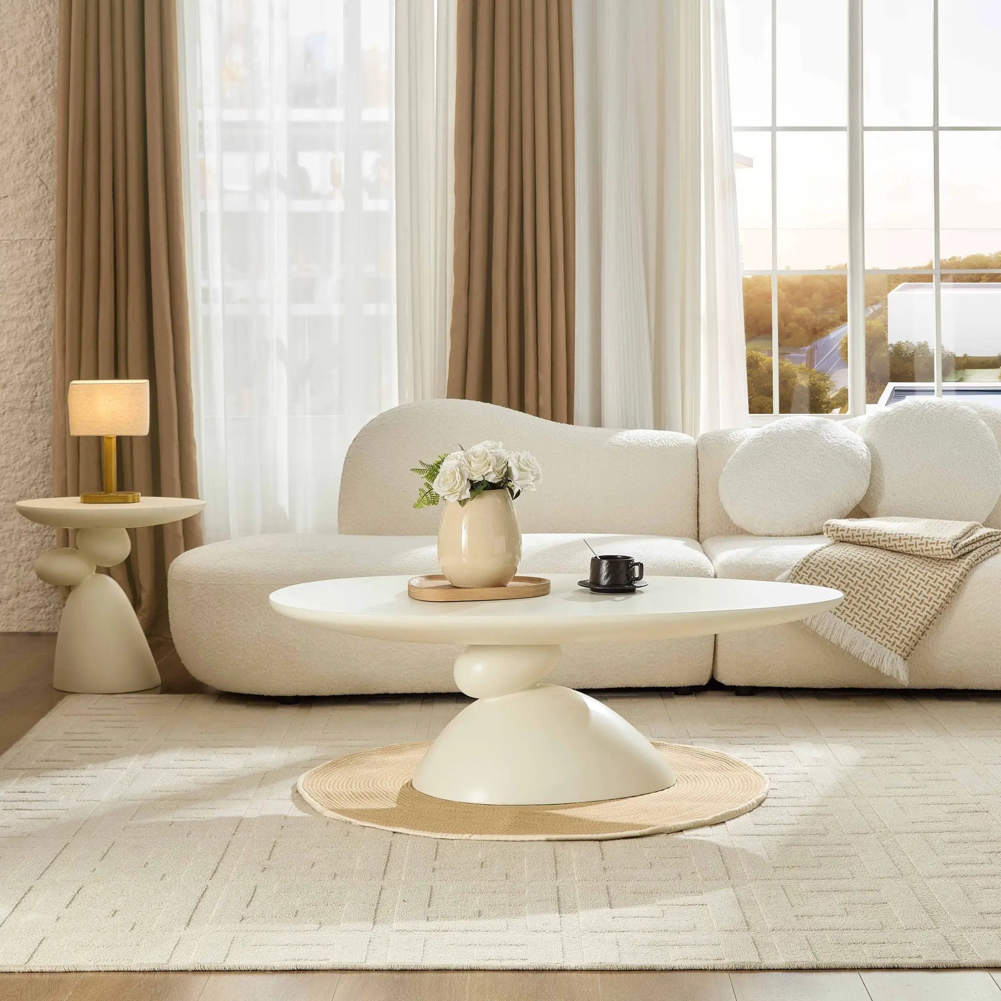 Lucky Stone Shaped Table by HouseOfZazla