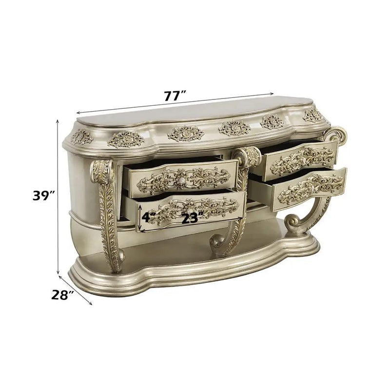 Danae - Dresser - Champagne & Gold by Unique Piece Furniture
