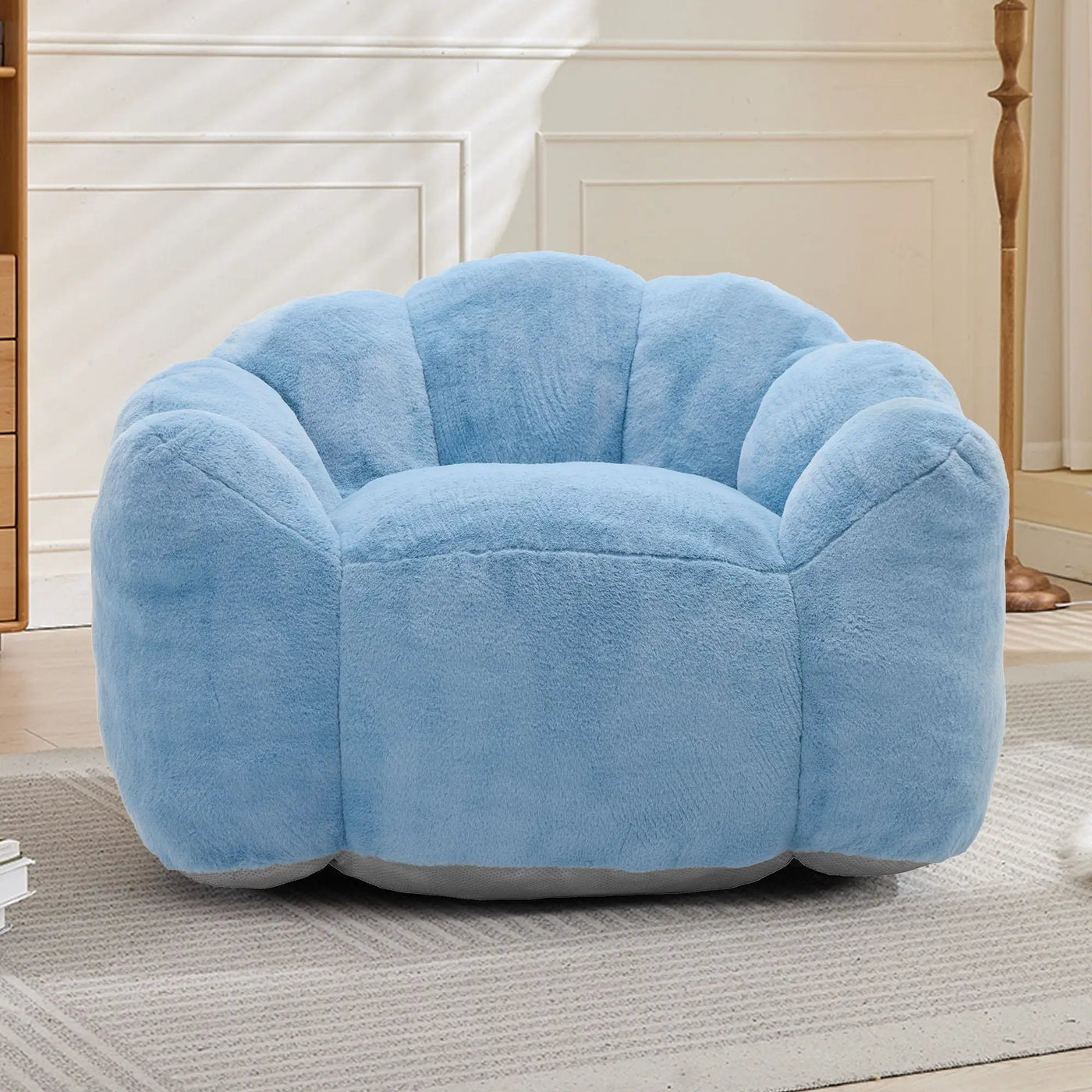 Lotus Style Compression Sofa With Pull Ring by Unique Piece Furniture