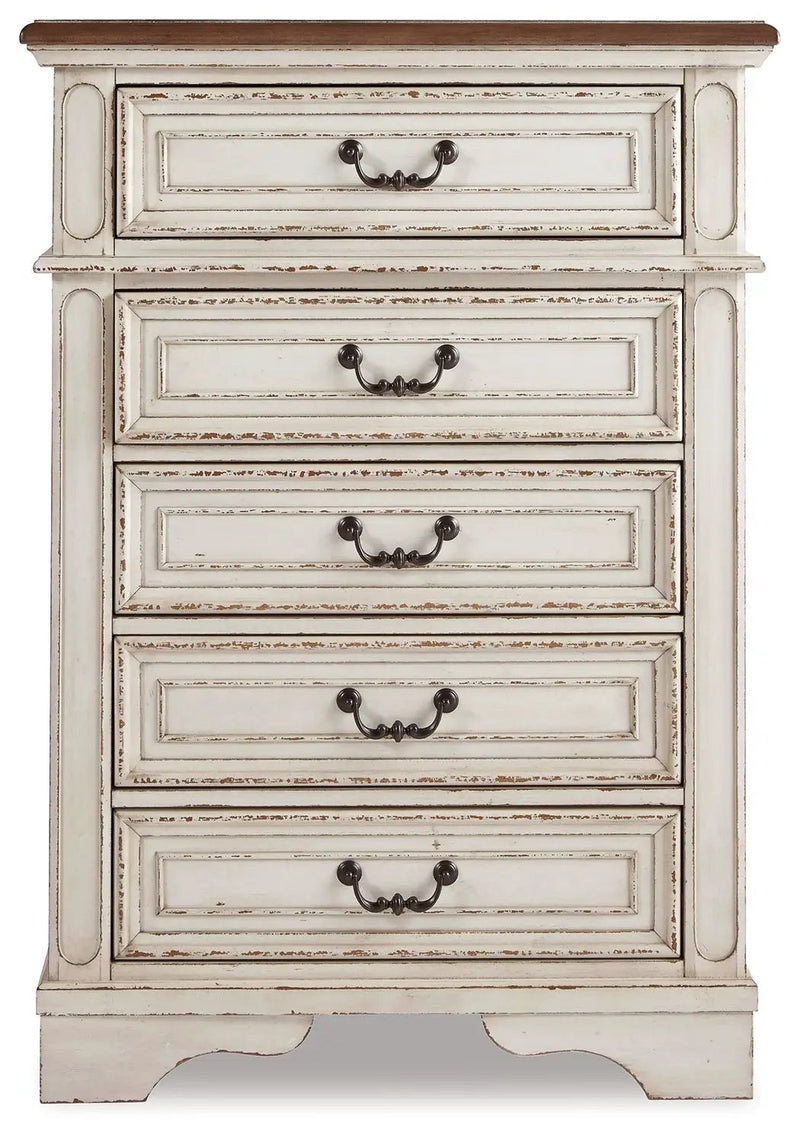Realyn - Chest - Chipped White by Unique Piece Furniture