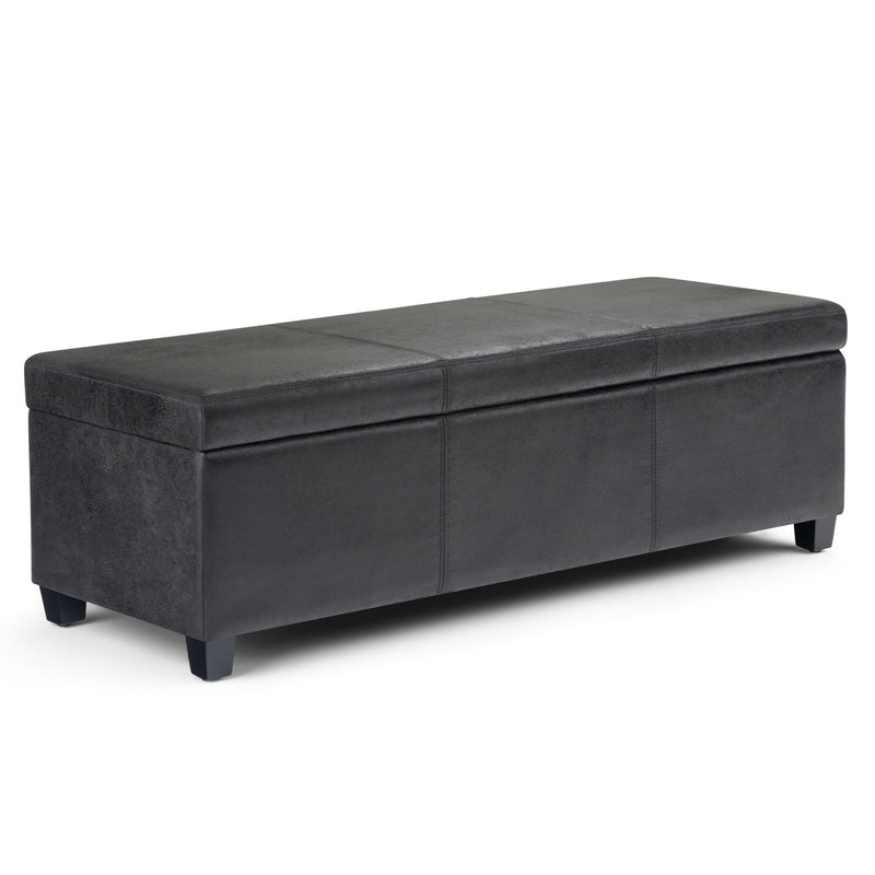 Avalon - Contemporary Storage Ottoman Bench by HouseOfZazla