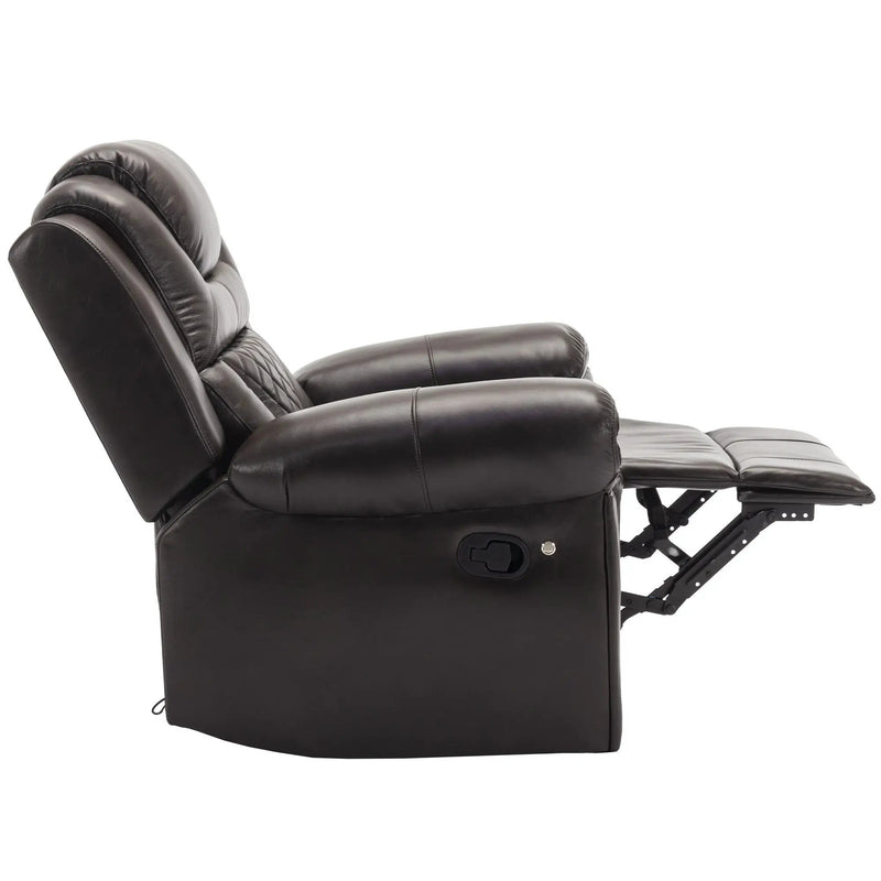 Home Theater Seating Manual Recliner Chair With Led Light Strip For Living Room by HouseOfZazla