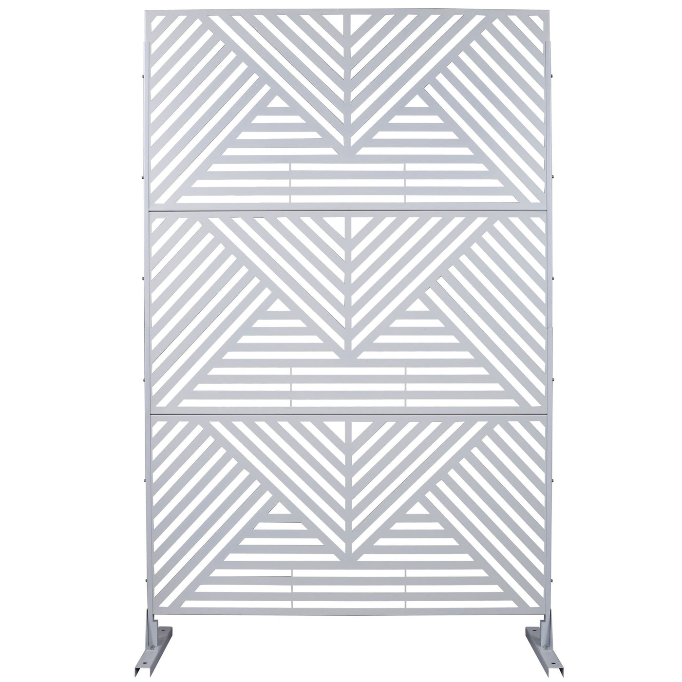Freestanding Outdoor & Indoor Freestanding Metal Privacy Screen by Unique Piece Furniture