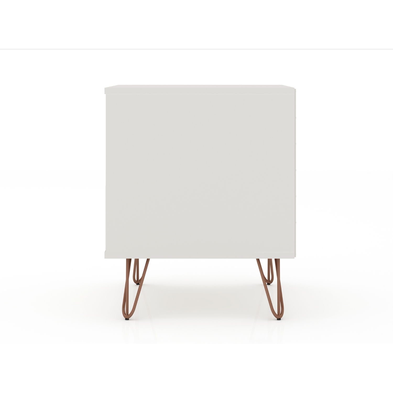 Rockefeller - Nightstand With 2 Drawers - Off White by HouseOfZazla