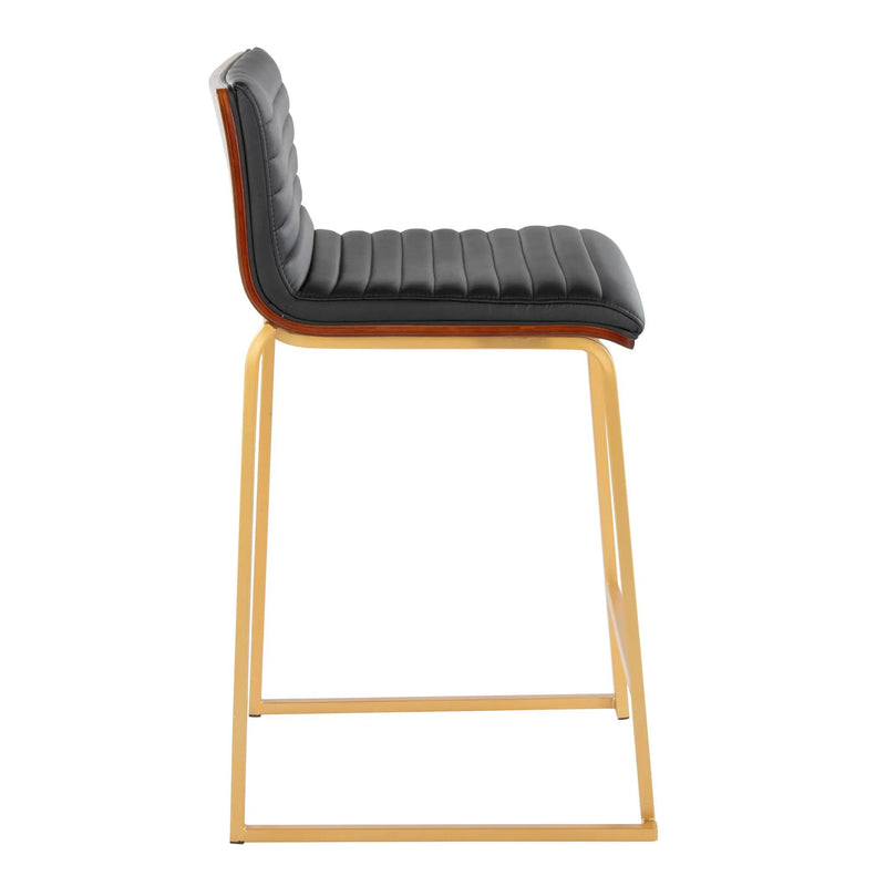 Mason Mara - Contemporary Design Fixed Height Counter Stool (Set of 2) by Unique Piece Furniture