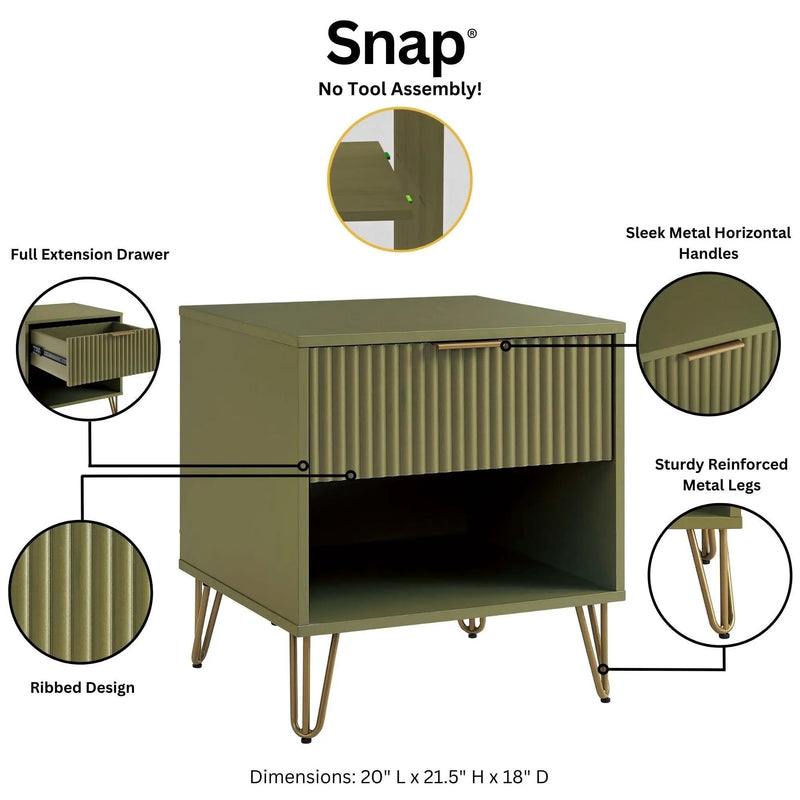 Dumbo - Modern Nightstand by HouseOfZazla