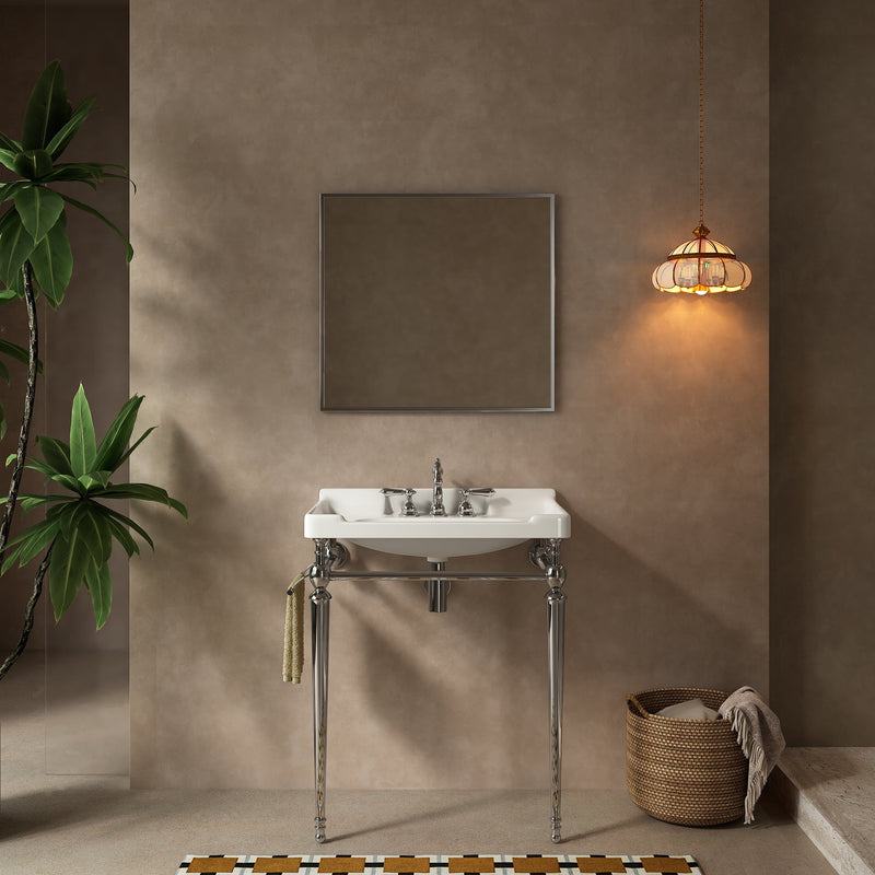 VICI 28" Bathroom Console Sink, Wall-Mounted by HouseOfZazla